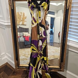 Multicolor Abstract Women Dress